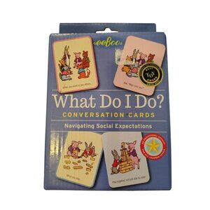 New Eefoo What Do I Do? Conversations Cards for Kids Children 48 Flashcards